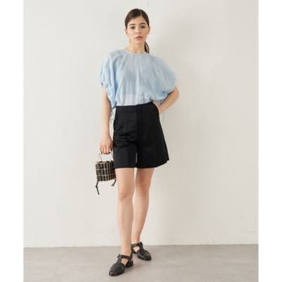 【コンビニ受取対応商品】 Whim ガゼット)のサテンウォッシャブルショーツ Gazette(ウィム パンツ