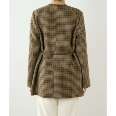 Whim Gazette(ウィム ガゼット)の【THE PAUSE】ツイードノーカラー