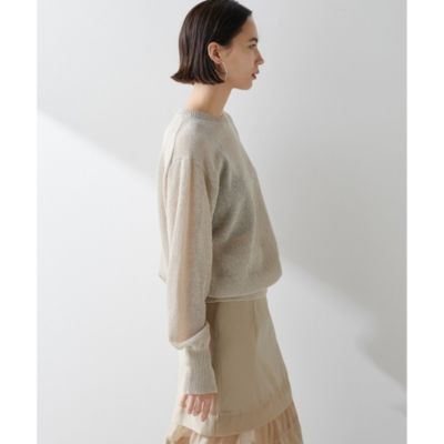 Whim Gazette(ウィム ガゼット)のペーパーヤーンプルオーバー