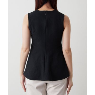 Whim Gazette(ウィム ガゼット)のストレッチペプラムブラウス通販