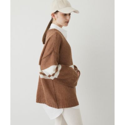 Whim Gazette - ウィムガゼット　24AW  THE PAUSE  ザポーズ ラインモヘヤニット Whim Gazette(ウィム ガゼット)の【THE PAUSE】ラインモヘヤ