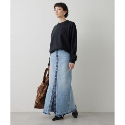 Whim Gazette(ウィム ガゼット)ボタンデニムスカート Whim Gazette(ウィム ガゼット)のボタンデニムスカート通販 | 集英社