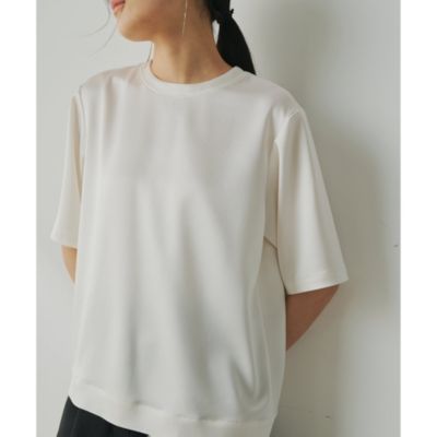 Whim Gazette(ウィム ガゼット)のサテンTEEブラウス通販