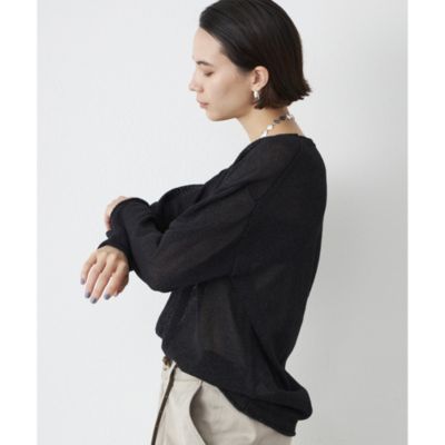 Whim Gazette(ウィム ガゼット)のペーパーヤーンプルオーバー通販