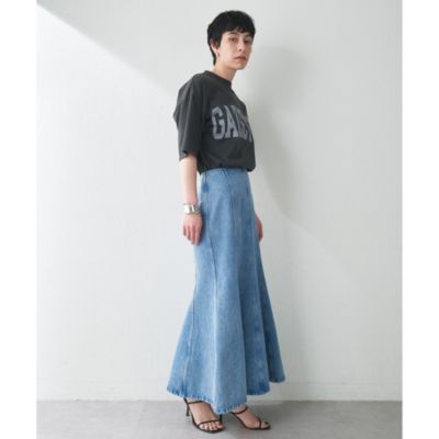 【新品タグ付き】ウィムガゼット フレアデニムスカート Whim Gazette Whim Gazette(ウィム ガゼット)のフレアデニムスカート通販