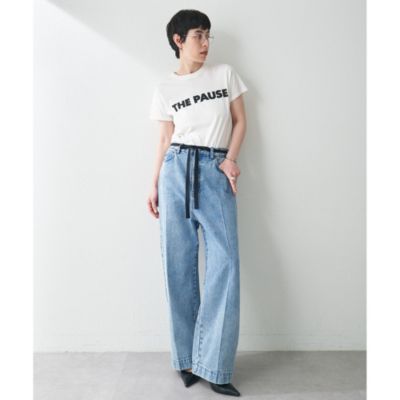 Whim Gazette(ウィム ガゼット)のセンタープレスデニムパンツ
