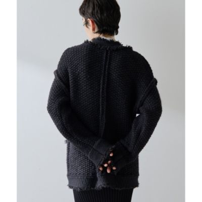 Whim Gazette(ウィム ガゼット)のミックスヤーンニットツイード