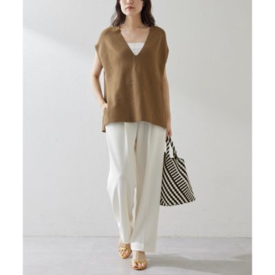 Whim Gazette(ウィム ガゼット)のカットジョーゼットパンツ通販