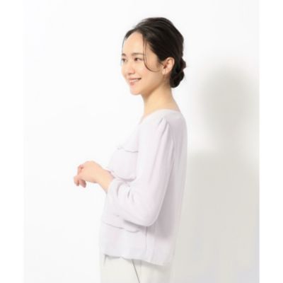 Shoo La Rue シューラルー の S 4l 洗濯機可 ジャージ裏地 ティアードブラウス通販 集英社happy Plus Store