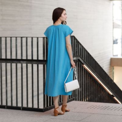 Mackintosh Philosophy マッキントッシュ フィロソフィー のフロントリボンリネンワンピース通販 集英社happy Plus Store