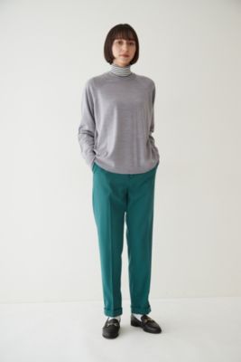 HUMAN WOMAN ウールテーパードパンツ L 美品 オフィス きれいめ HUMAN WOMAN ウールテーパードパンツ L 美品 オフィス きれいめ