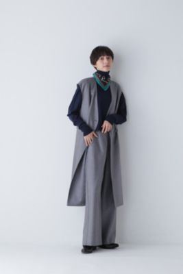 human woman(ヒューマン ウーマン)の◇ライトフラノウォッシャブルジレ