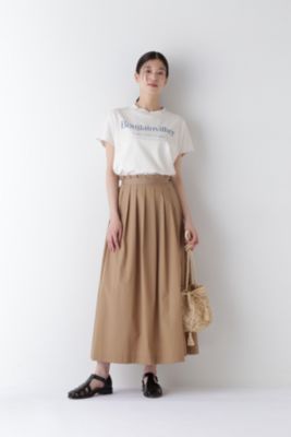 human woman(ヒューマン ウーマン)の◇コットンPEタックスカート通販