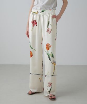 美品 ADORE アドーア 総柄 ペイズリー オリエンタルプリント　パンツロング 楽天市場】エスニックプリントロングフレアパンツ【アジアン