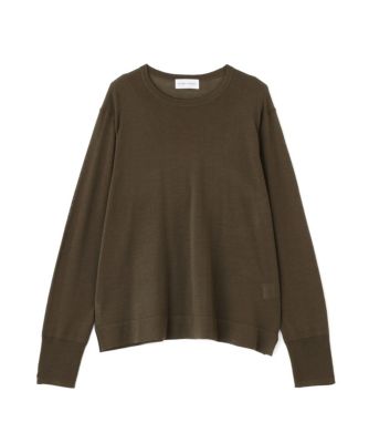 ヒューマンウーマン（human woman）/◆クリアウールクルーネックニット human woman(ヒューマン ウーマン)の◇クリアウールクルーネックニット