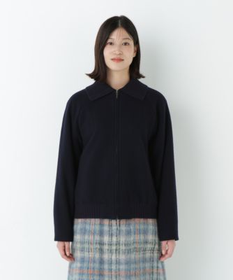 しまねこ様　human woman ソフトメルトンブルゾン human woman(ヒューマン ウーマン)のWメルトンショートジップブルゾン