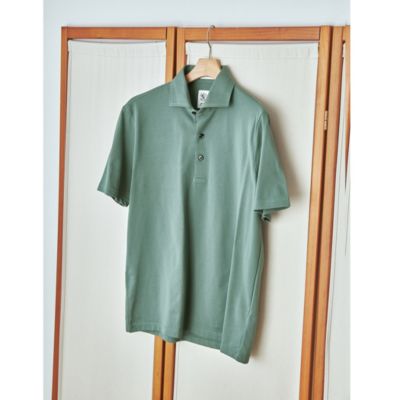 UNITED ARROWS green label relaxing：MEN'S(ユナイテッドアローズ グリーンレーベル リラクシング)の＜GIM＞24s  アメリカン シーアイランド コットン ポロシャツ -吸水速乾-通販 集英社HAPPY PLUS STORE