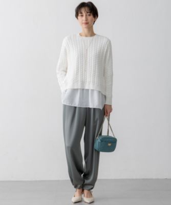 23区(ニジュウサンク)のファスナー キルティング ショルダー