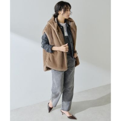 Whim Gazette(ウィム ガゼット)のミンクフェイクファーブルゾン通販