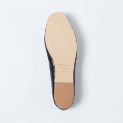 美品　ファビオルスコーニ　キルティング　パンプス　バレエシューズ　38 FABIO RUSCONI ファビオルスコーニ パンプス S-1100 LAMINATO