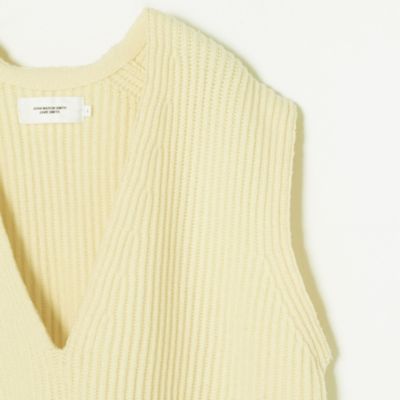 【ジェーンスミス 別注 5G RIDGE V-NECK ニット】 ジェーンスミス 別注 5G RIDGE V-NECK ニット】