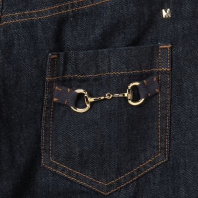 MUVEIL(ミュベール)のベルト付きデニムパンツ通販 | 集英社HAPPY PLUS 
