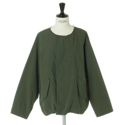 12closet(トゥエルブクローゼット)の【洗える】ノーカラーミリタリー