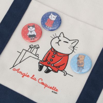 Angie La Coquette 麗しのアンジー(アンジー・ラ・コケット ウルワシノアンジー)のキャンバスバイカラートートバッグ通販