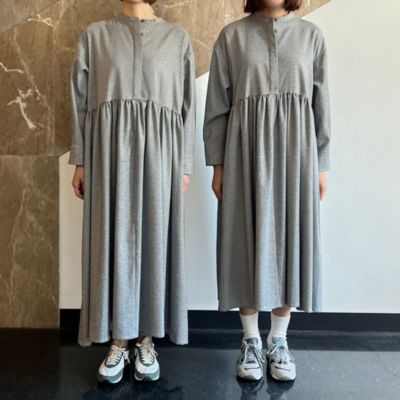 12closet(トゥエルブクローゼット)の【石上美津江さんコラボ】【洗える】千鳥格子柄ギャザーワンピース通販 | 集英社HAPPY PLUS  STORE