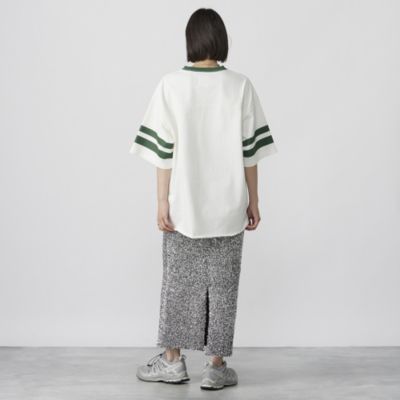 NOUNLESS(ナウンレス)のGLITTER TAPE YARN KNIT SKIRT