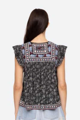 SEA NEW YORK(シーニューヨーク)のEVERLY EMBROIDERY FLUTTER