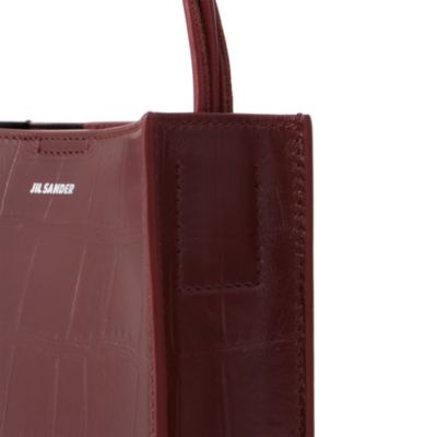 JIL SANDER ジルサンダー　Tangle バッグ　レッド　トレンドカラー Jil Sander: Red Tangle Shopping EW Tote | SSENSE