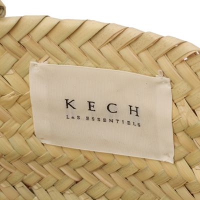 バッグ KECH LeS ESSENTIELS RAFFIA LEATHER FLAP KECH Le ESSENTIELS RAFFIA LEATHER FLAP MINI[UWA5-KBG-2341