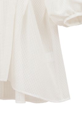 CLANE(クラネ)のSHEER PLAID VOLUME SLEEVE TOPS通販 | 集英社