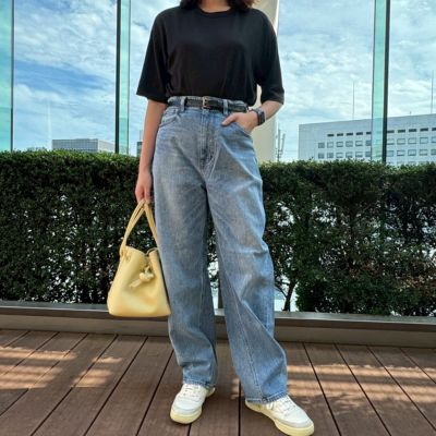 トップス Healthy Denim Healthy DENIM(ヘルシーデニム)の【洗える】Corn（Wide Tapered）通販