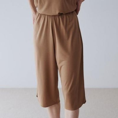 ドレスハーセルフ　シルク ロングキュロットペチコート　チャコールグレー DRESS HERSELF(ドレスハーセルフ)のインナー／シルク ロング