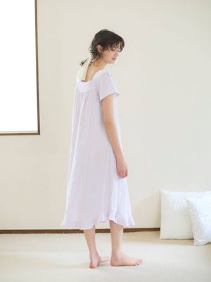 ナナデコール　オーガニックコットン アネモネシャンブレードレス ナナデコール オーガニックコットン アネモネシャンブレードレス