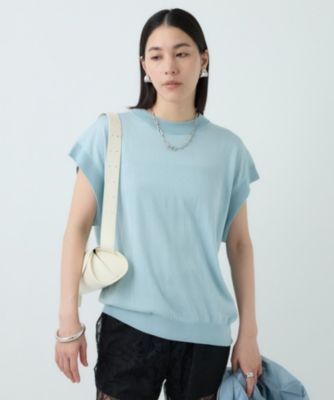 美品　Chaos ウールシルク ローゲージニットプルオーバー SALON adam et rope' ニット セーター モヘアシルクローゲージ