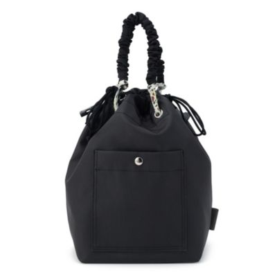 zattuPATA―LQ/黒 エコバッグ ドローストリング付き zattuPATA―LQ/黒 エコバッグ ドローストリング付き zattuPATA―LQ