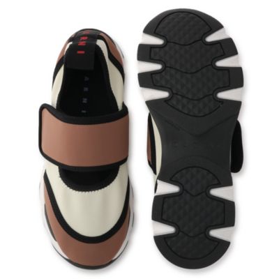 マルニの光沢黒ラバーソールシューズ マルニの光沢黒ラバーソールシューズ 【公式通販】