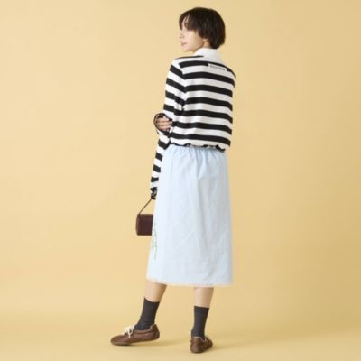 MADISONBLUE(マディソンブルー)のSLIM FIT RUGBY SHIRT COTTON BORDER