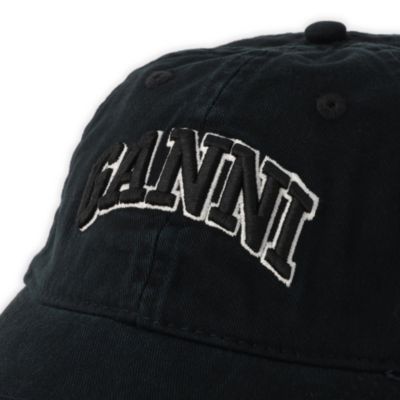 GANNI(ガニー)のWashed Cotton Canvas Cap Emb通販 | 集英社HAPPY PLUS