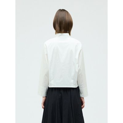 mizuiro ind(ミズイロインド)のスタンドカラーショートシャツ通販