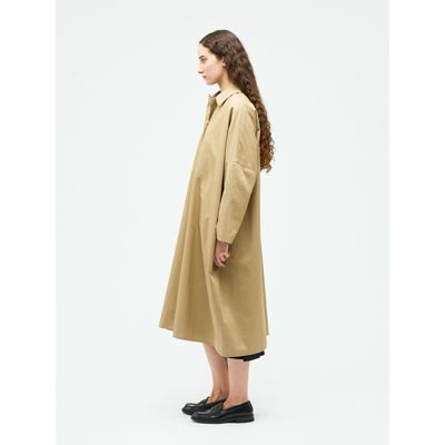 【未使用級美品】ミズイロインド シャツワンピース ワイドスリーブ ロング フリー mizuiro ind(ミズイロインド)のワイドシャツワンピース通販 | 集英社