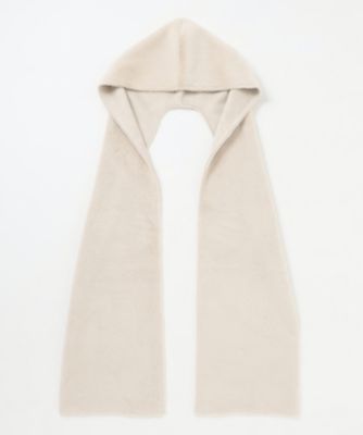 自由区(ジユウク)のエコミンクフード付き ストールアウトレット通販