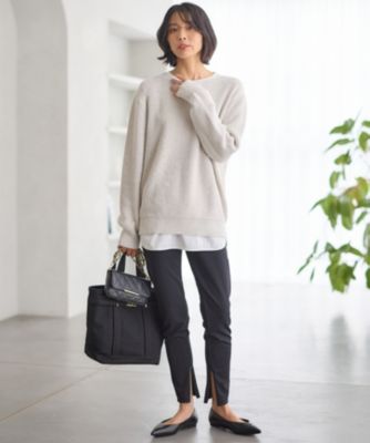 23区(ニジュウサンク)の【洗える】ストレッチポンチ レギンス