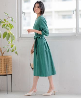 hue day to evening 新品未使用タグ付き　ワンピース バイカラー ニット ワンピース HUIT 全2色｜hit371-0302【1