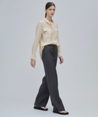 OLGA / シャーリングブラウス / BEIGE, | ファッション通販
