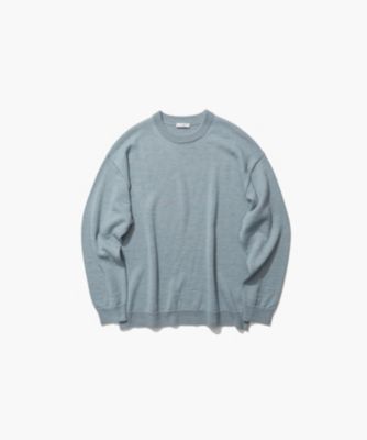 新品 ATON ベビーアルパカクルーネック ニット ATON BABY ALPACA LINEN CREWNECK SWEATER – NCNR WEB STORE