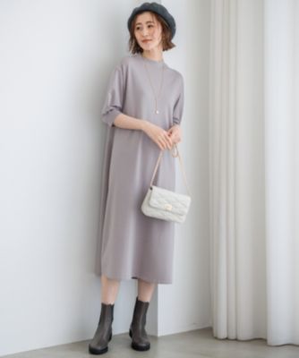 【美品】23区【洗える】ヴィスコースストレッチ パフスリーブ ニットワンピース s4_D01RUT.jpg?$itemSlide$
